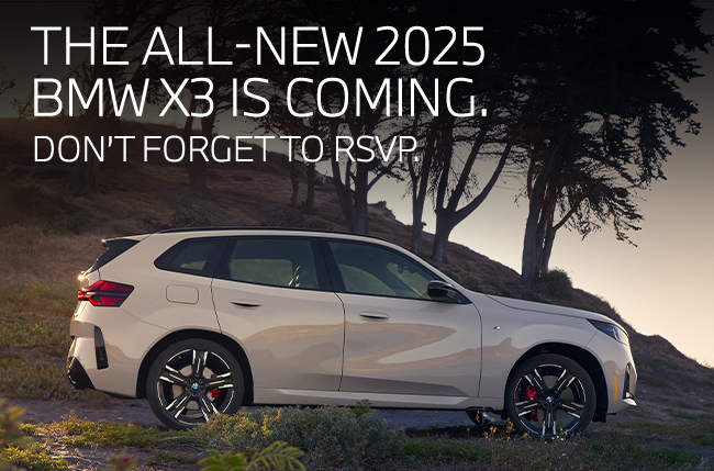 all new 2025 BMW X3 is coming, don't forget to rsvp