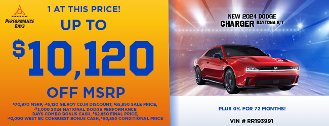 Dodge Charger offer