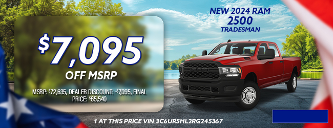2024 Ram 2500 Tradesman offer