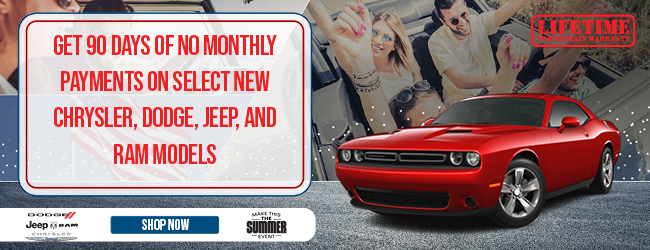 No Monthly Payments for 90 Days!