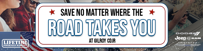 Save no matter where the road takes you at Gilroy CDJR