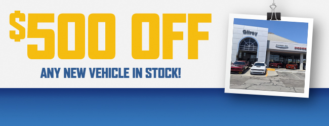 get 500 usd off any vehicle in stock