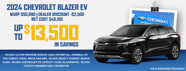 special on Chevrolet Blazer