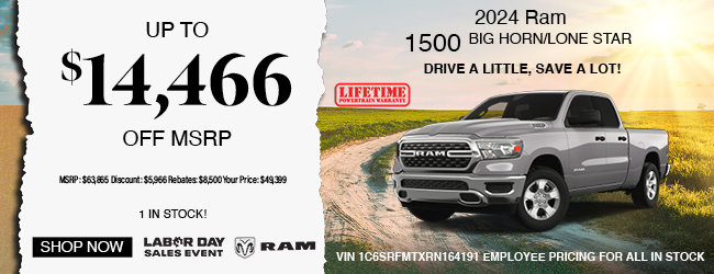 2024 RAM 1500 Big Horn - Lone Star