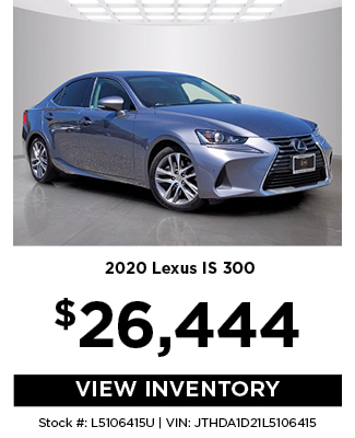 2020	Lexus	IS	300