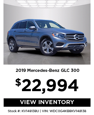 2019	Mercedes-Benz	GLC 300