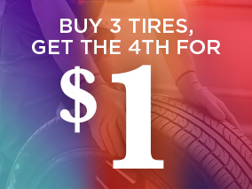 Buy 4 tires and get Alingment special