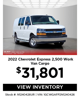 2022 Chevrolet Express 2,500 Work Van Cargo