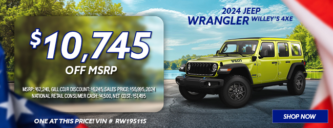 Jeep Wrangler offer