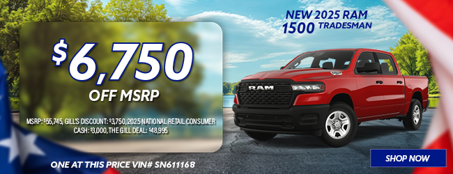 RAM 1500 special price