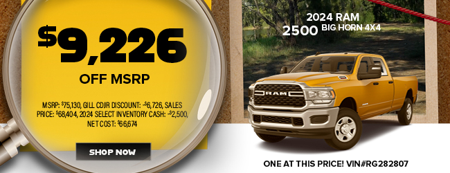 2024 RAM 2500 Big Horn 4X4 offer