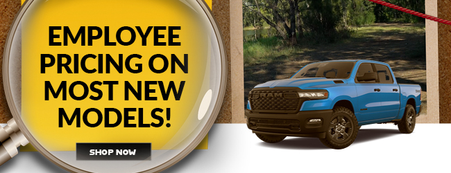 Employee Pricing on most new models