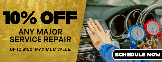 ten percent off major service repair