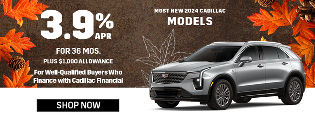 Most new 2024 Cadillac models