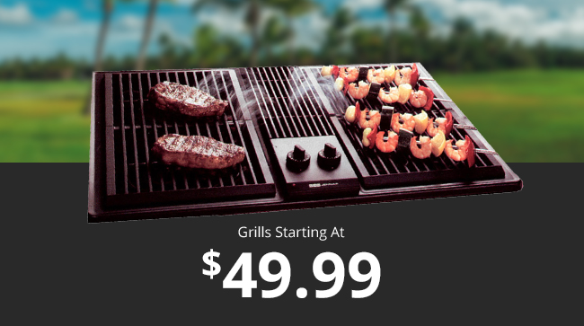 Grills starting at $49.99