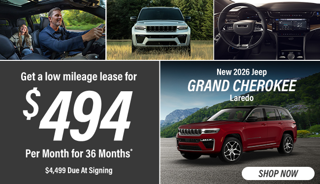 2026 Jeep Grand Cherokee Laredo offer