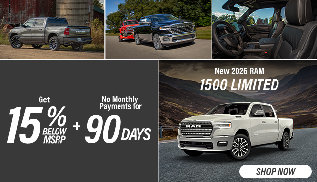 2026 RAM 1500 Limited Crew Cab offer