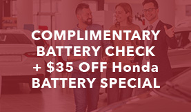 Complimentary battery check