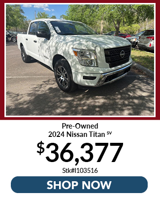 used 2024 nissan titan sv 4wd