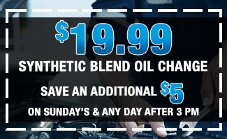 Synthetic blend oil change