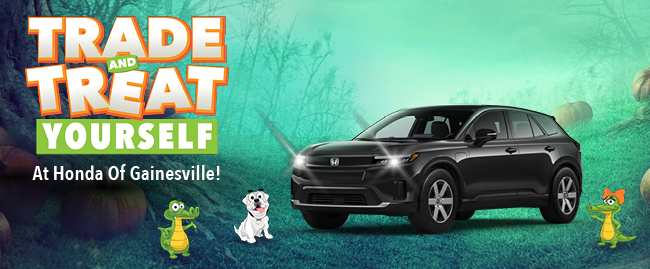 Trade and treat yourself at Honda of Gainesville