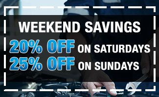 weekend savings offer