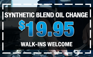 Oil Change starting at $19.99 - walk-ins welcome