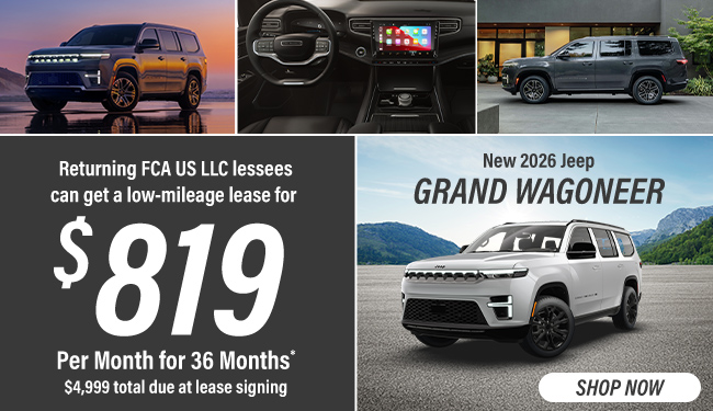 2026 Jeep Grand Wagoneer offer