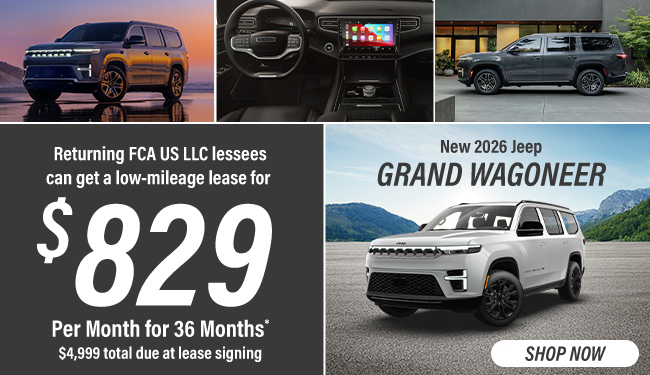 2026 Jeep Grand Wagoneer offer