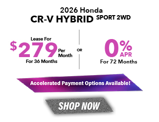 2026 Honda CR-V Hybrid Sport 2WD offer