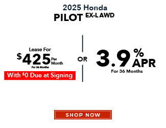 Honda Pilot special offer