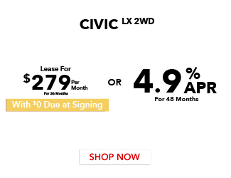 Honda Civic offer