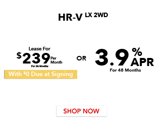 Honda HR-V offer