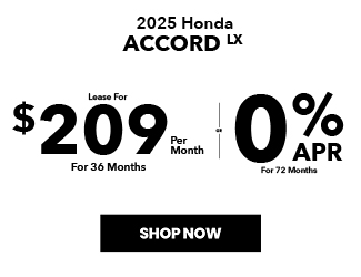 2025 Honda Accord offer