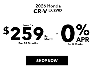 2026 Honda CR-V offer