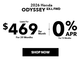 2026 Honda Odyssey offer