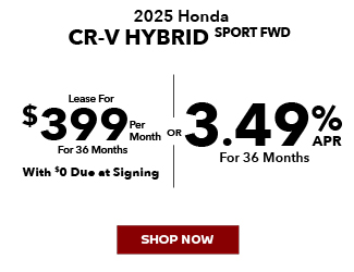 2025 Honda CR-V Hybrid Sport FWD offer