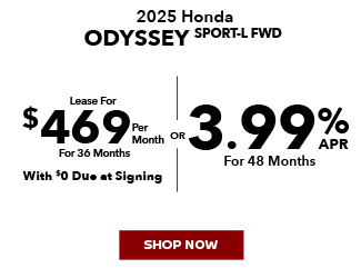 2025 Honda Odyssey Sport-L FWD Offer