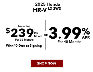 2025 Honda HR-V LX 2WD offer