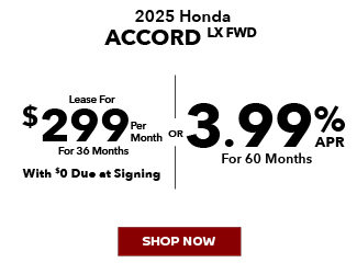2024 Honda Accord LX FWD offer