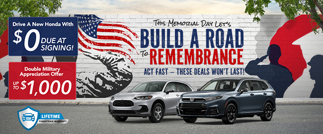 This Memorial Day lets build a road to remembrance act fast these deals won't last!
