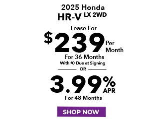 2025 Honda HR-V LX 2WD offer