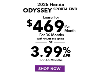 2025 Honda Odyssey Sport-L FWD Offer