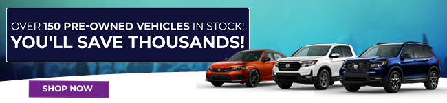 With over 100 pre-owned vehicles in stock