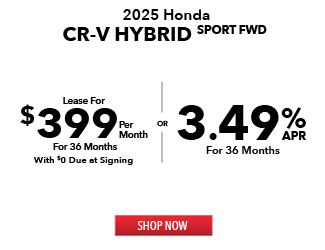 2025 Honda CR-V Hybrid Sport FWD offer