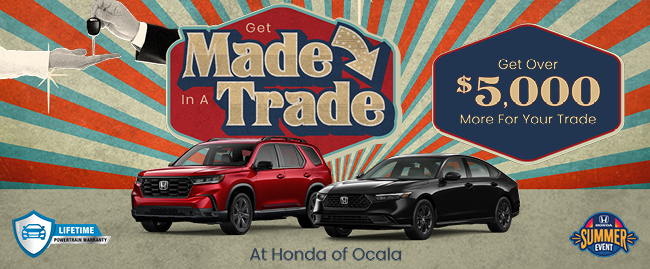 Your Summer getaway Starts at Honda of Ocala