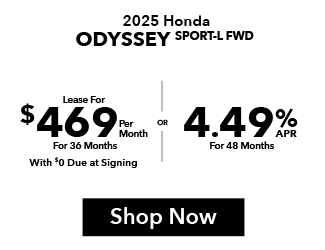 2025 Honda Odyssey Sport-L FWD Offer