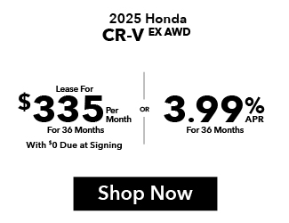 2025 Honda CR-V EX AWD offer