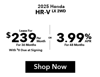 2025 Honda HR-V LX 2WD offer