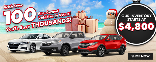 With over 100 pre-owned vehicles in stock